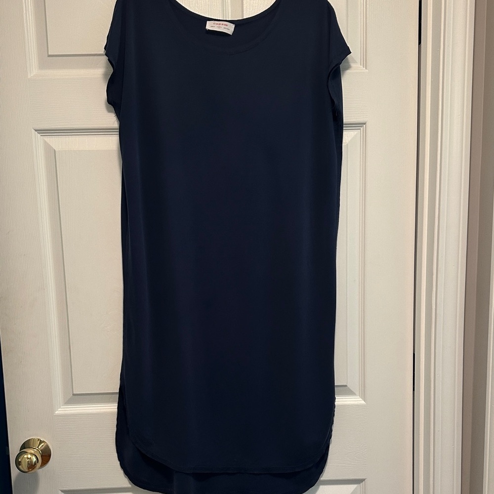 It’s Too Cool For School Midnight Blue Midi Dress